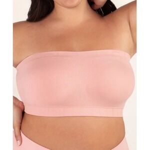 Truekind Women's Rose Tan Convertible Strapless Bandeau Bra Size 2XL NWT